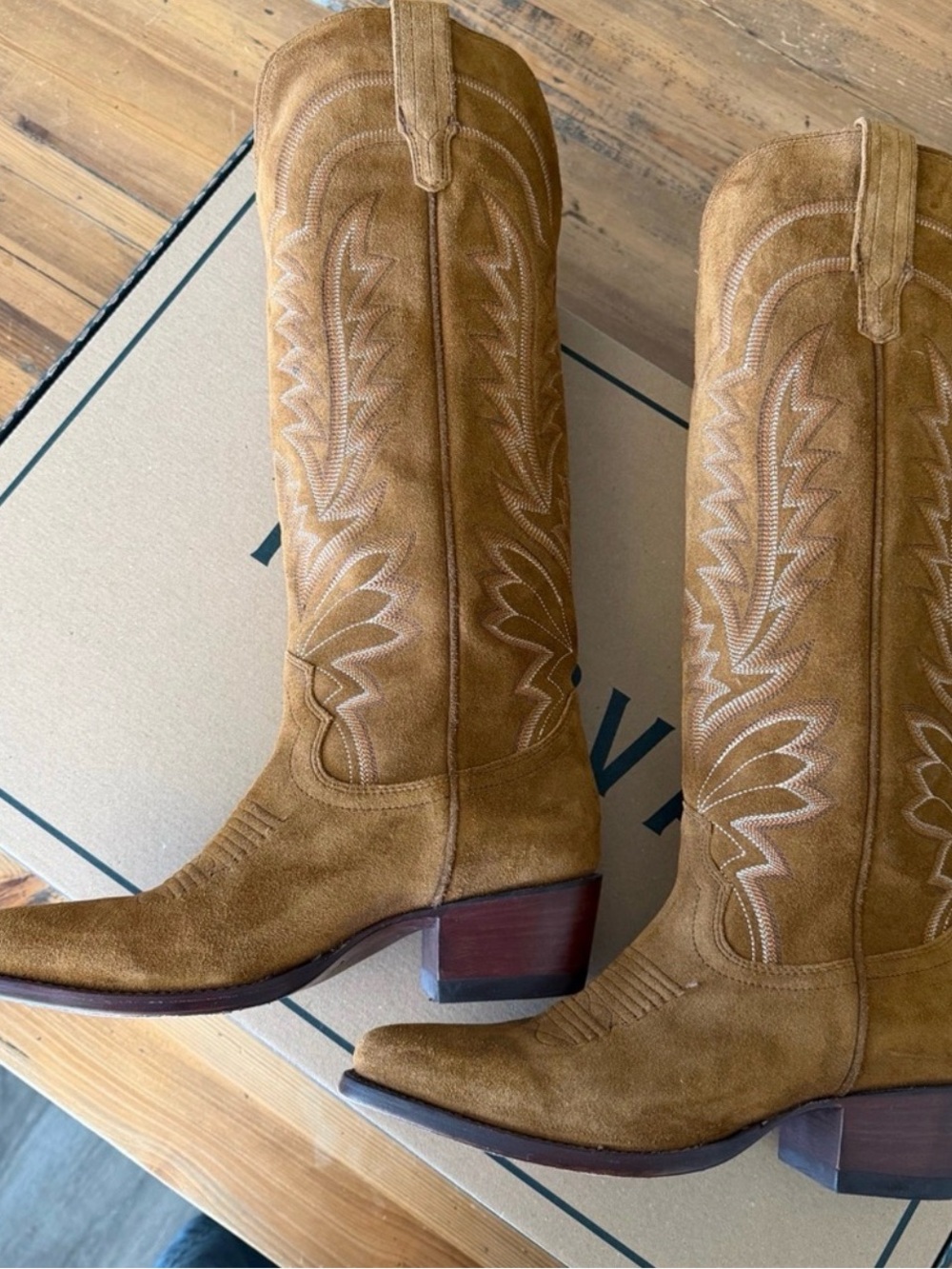 Tecovas Abby suede boots - Picture 6 of 6